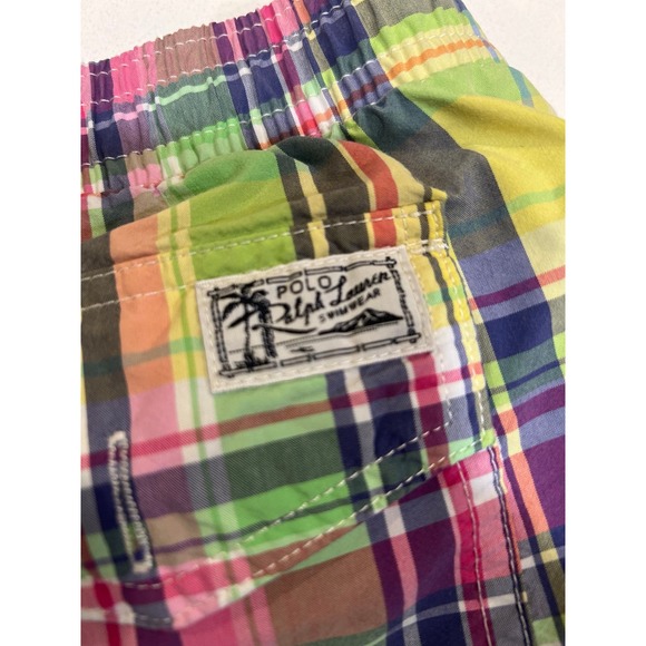 Polo Ralph Lauren Plaid Swim Suit Shorts - Mens XL - Picture 4 of 9